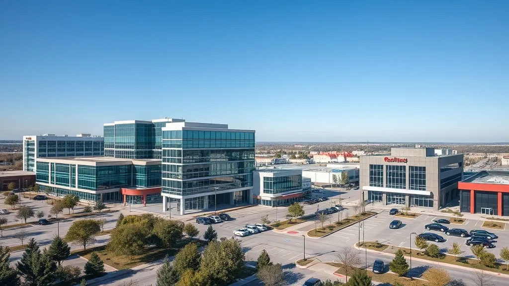 Mansfield Texas business district - Professional security camera installation