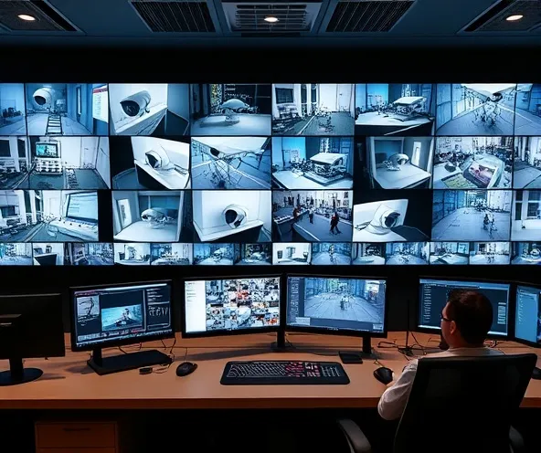 Professional security monitoring dashboard with HD and 4K video feeds for DFW wholesale security camera installation systems