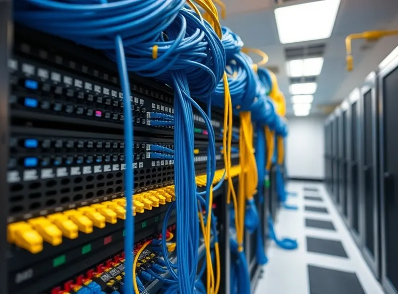 Fort Worth commercial building with professional security camera and network cabling installation