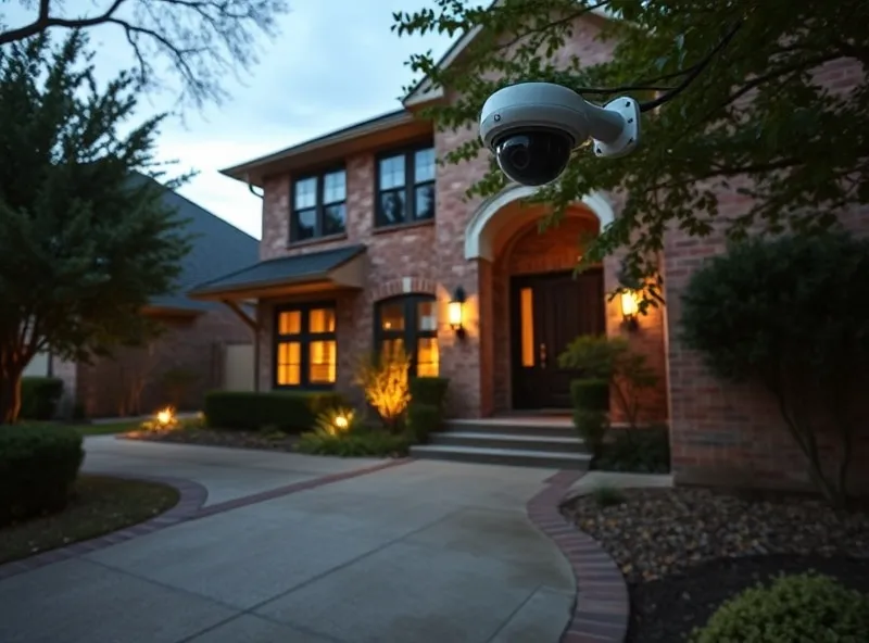 Fort Worth neighborhood with professional security camera coverage - local service