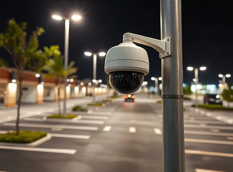 Residential home security system installation showing multiple cameras positioned at entry points