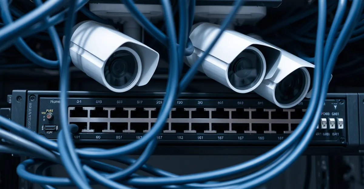 Professional network cabling and Cat6 cable installation for Fort Worth security systems